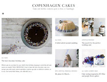 Tablet Screenshot of copenhagencakes.com